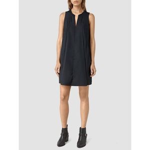 All Saints Bea Dress in Ink Blue